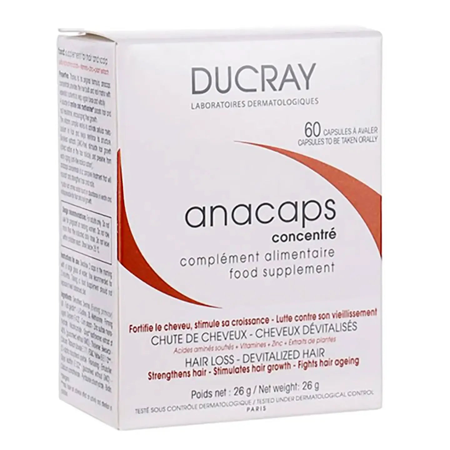 Ducray Anacaps Dietary Supplement 60 Capsules