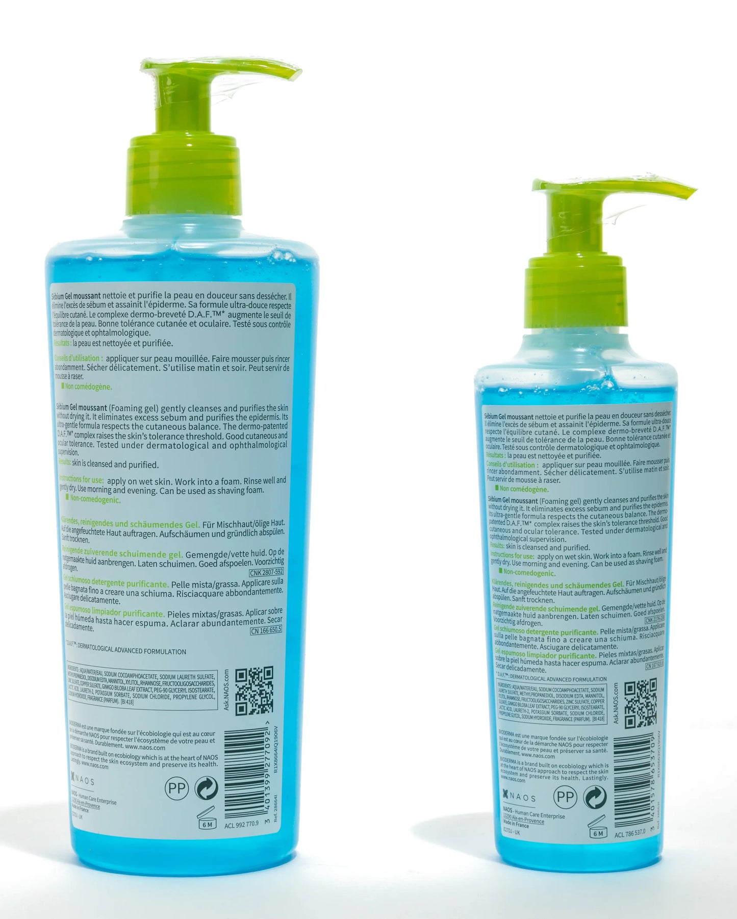 Bioderma Sébium Gel Moussant (Purifying Foaming Gel) 500 + 200 Ml Offer Pack