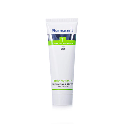 Pharmaceris T Sebo-Moistatic Moisturizing and Soothing SPF 30  Face Cream 50 Ml