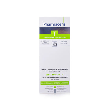 Pharmaceris T Sebo-Moistatic Moisturizing and Soothing SPF 30  Face Cream 50 Ml