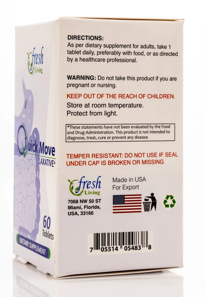 Quick Move Laxative 60 Tablets