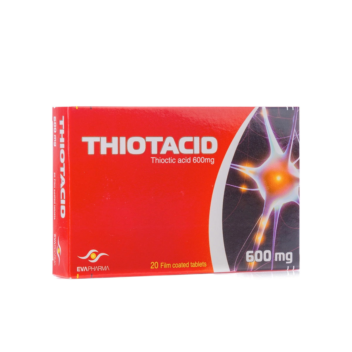 Thiotacid 600Mg 20 Tablets