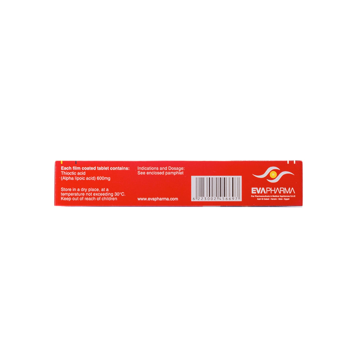 Thiotacid 600Mg 20 Tablets