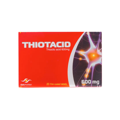 Thiotacid 600Mg 20 Tablets