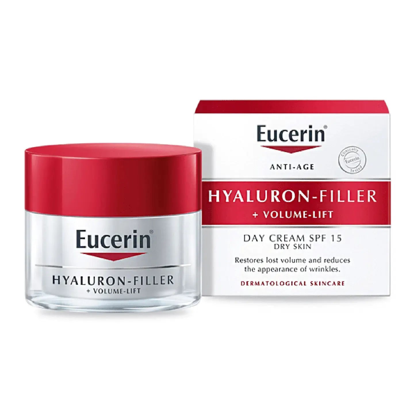 Eucerin Anti-Age Hyaluron-Filler + Volume-Lift Day Cream SPF 15 for Dry Skin 50 Ml
