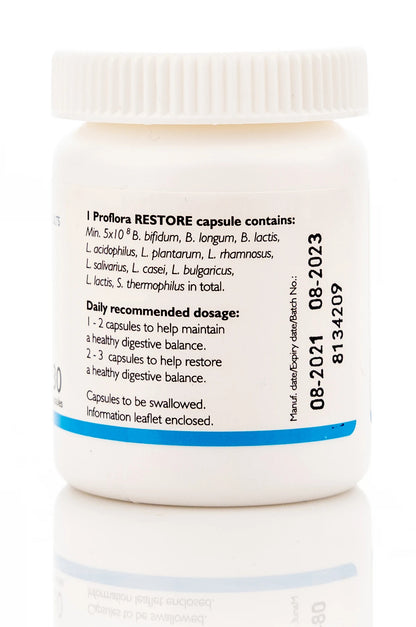 Proflora Restore Plus Probiotic 30 Capsules