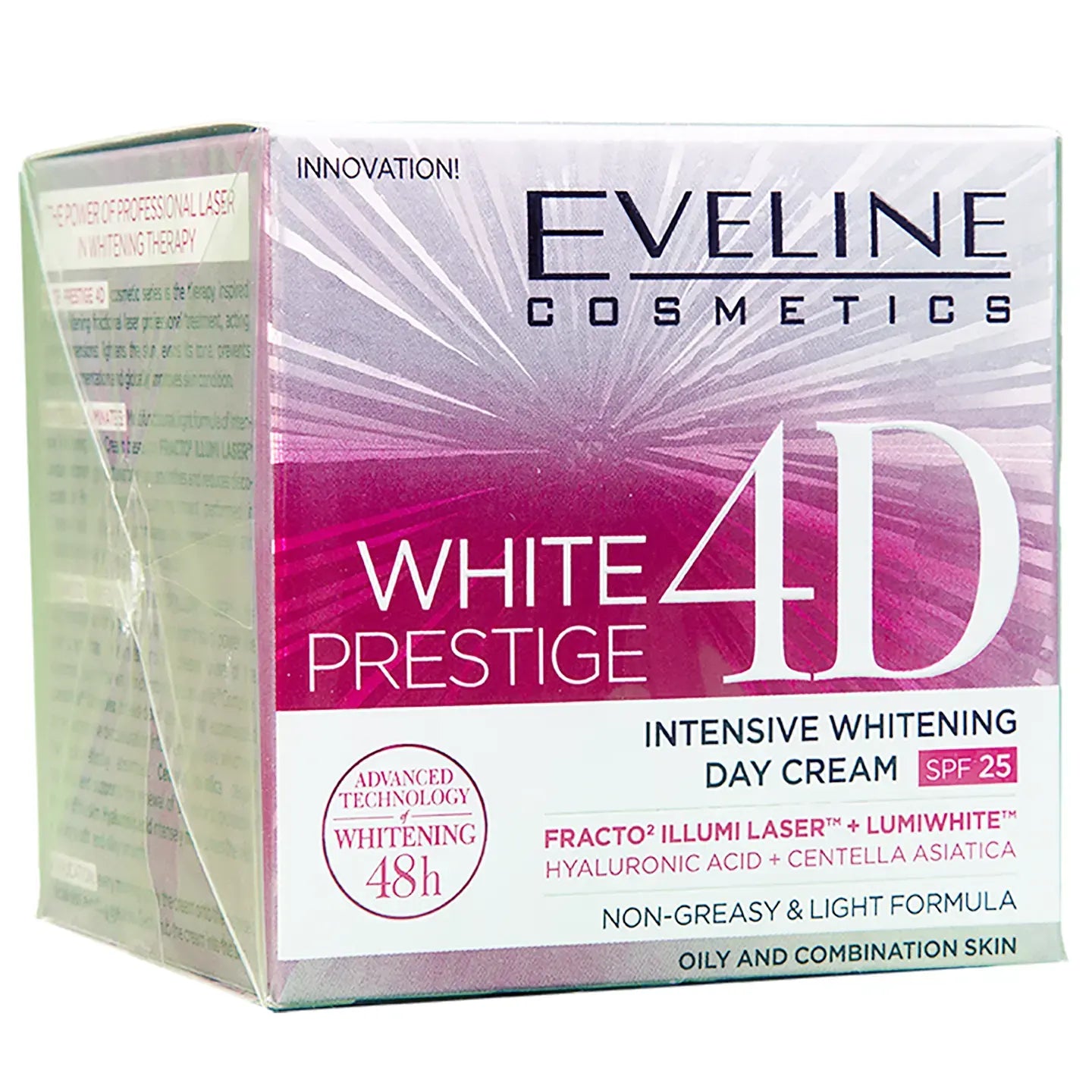 Eveline 4D White Prestige SPF 25 Intensive Whitening Day Cream 50 Ml