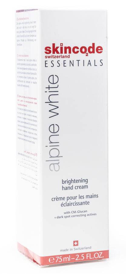 Skincode Alpine White Brightening Hand Cream 75 ml