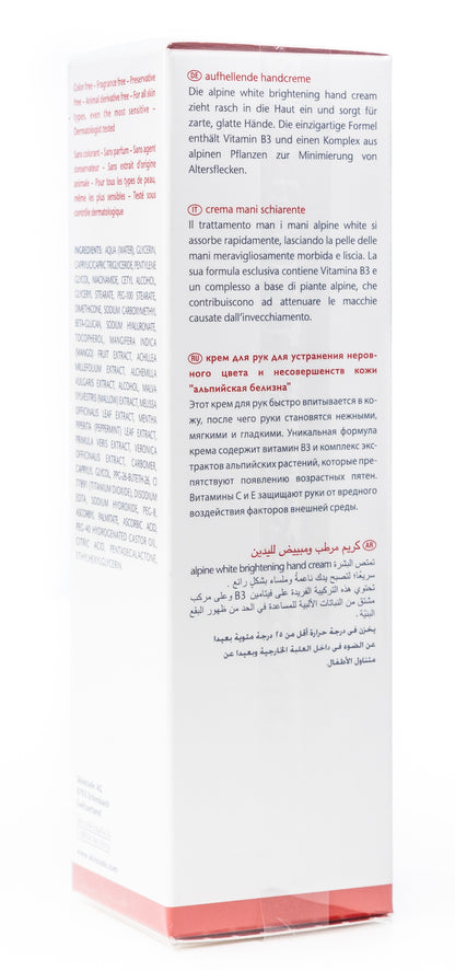 Skincode Alpine White Brightening Hand Cream 75 ml