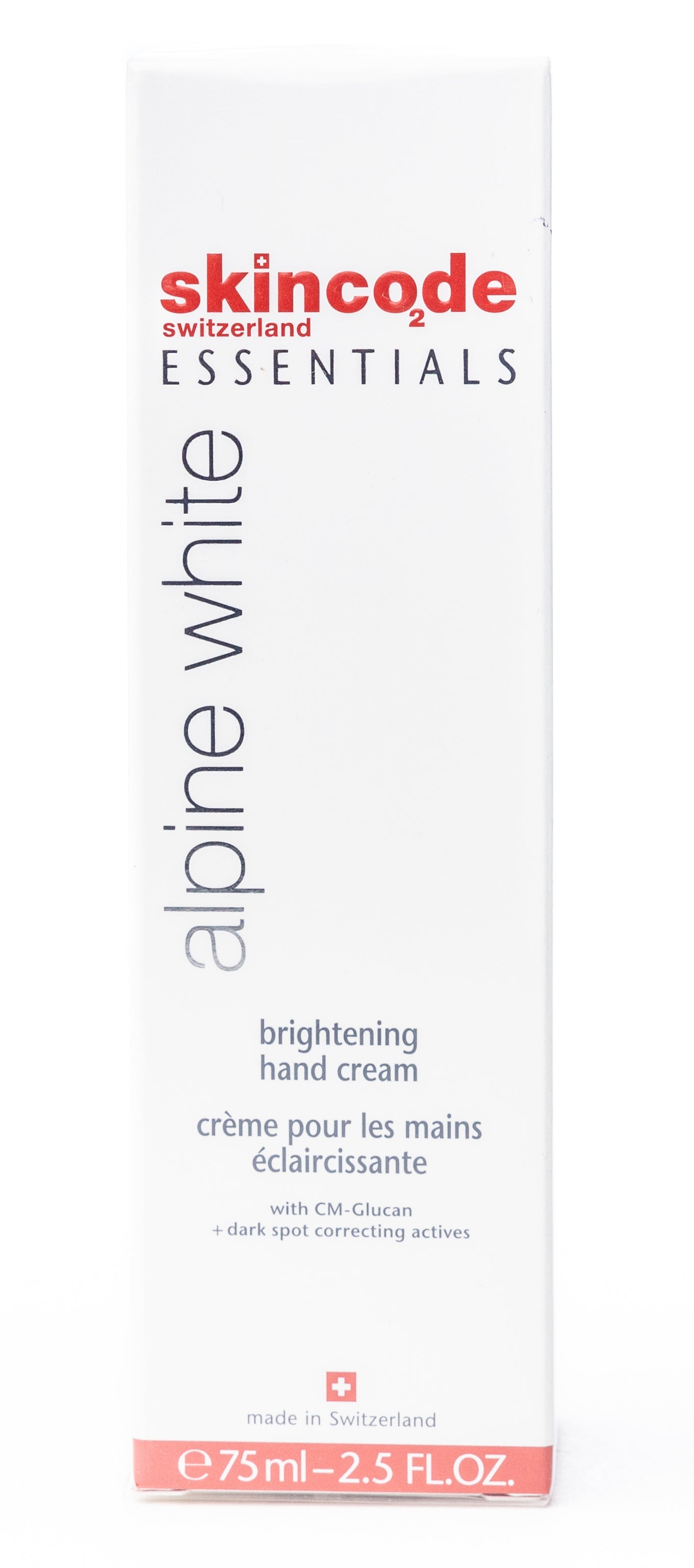 Skincode Alpine White Brightening Hand Cream 75 ml