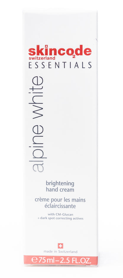 Skincode Alpine White Brightening Hand Cream 75 ml