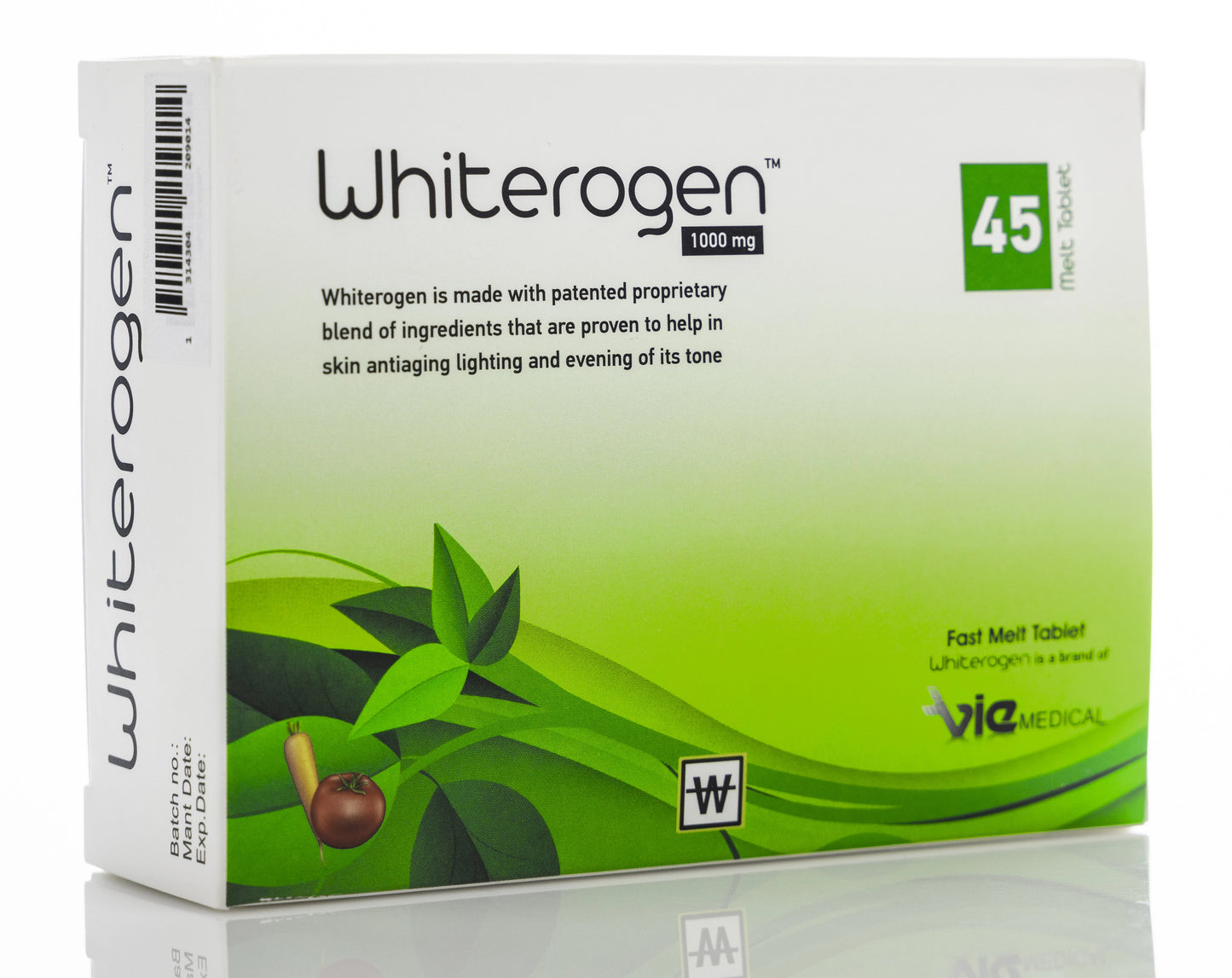 Whiterogen 1000mg 30 Melt Tablets