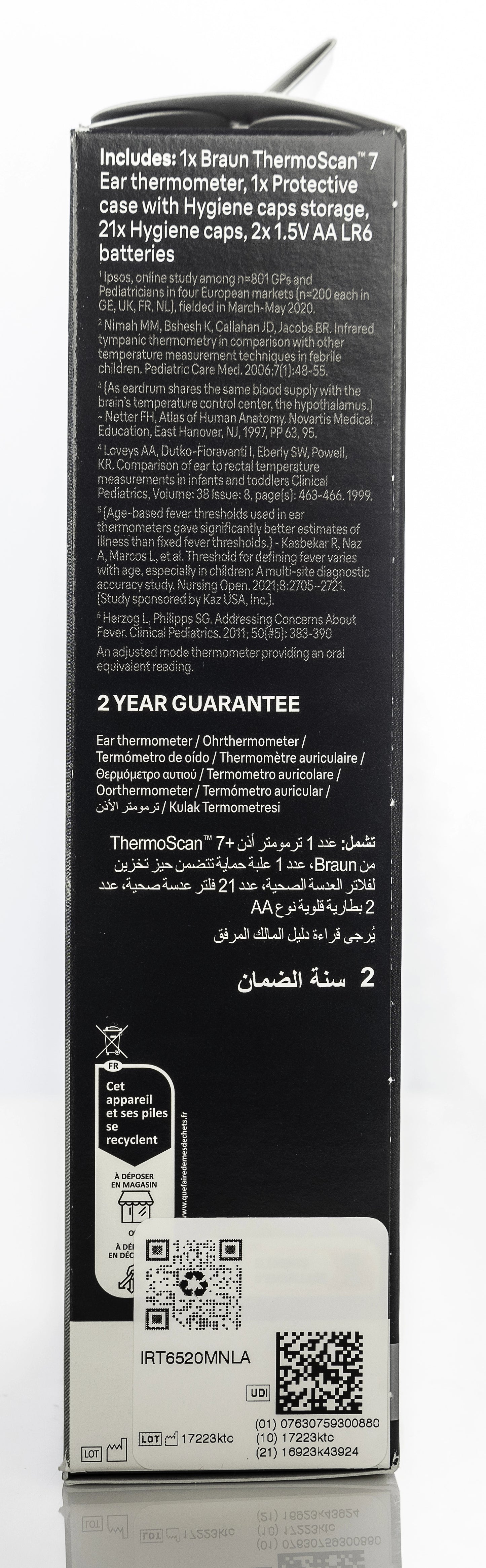 Braun Thermoscan Ear Thermometer [IRT 6520]