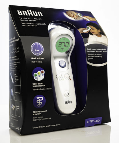 Braun No Touch + Forehead Thermometer [NTF3000]
