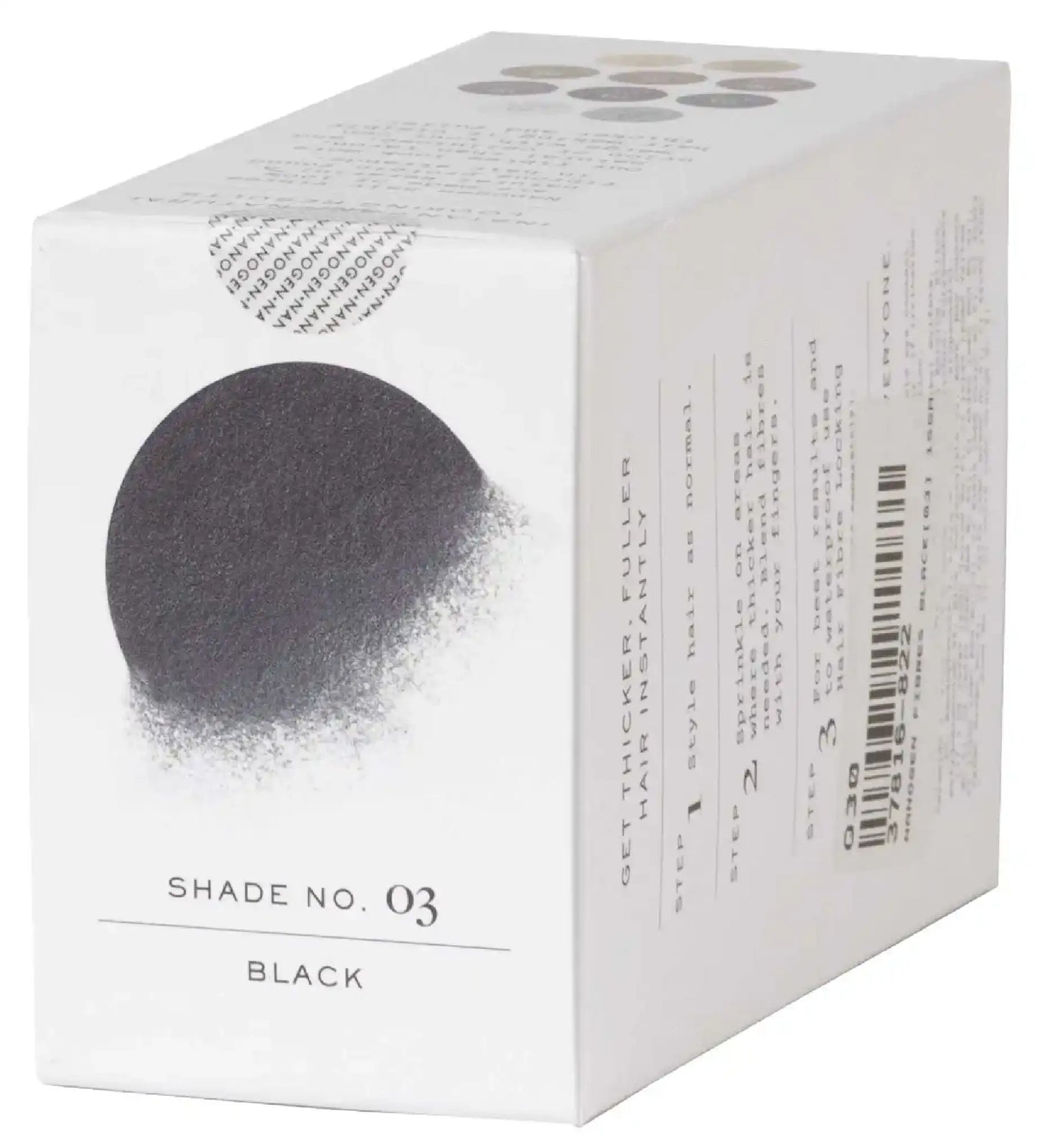 Nanogen Thickening Hair Fibres Black[03] 15 Gm
