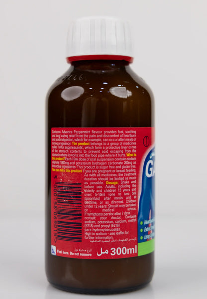 Gaviscon Advance Peppermint Liquid 300Ml