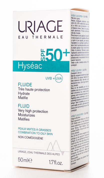 Uriage Hyseac Spf 50+ Fluid 50 ml