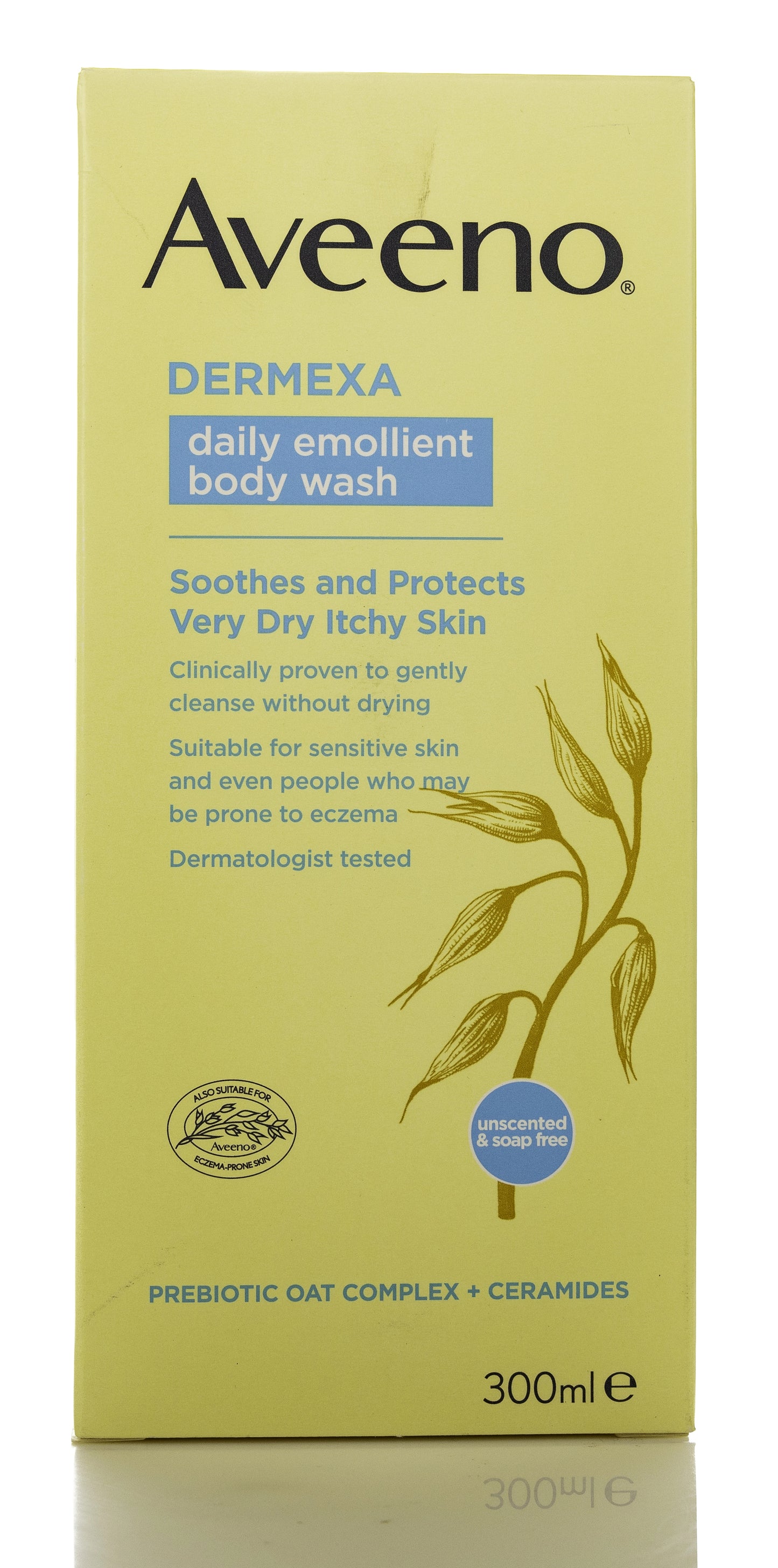 Aveeno Dermexa Daily Emollient Soothing Body Wash 300 Ml