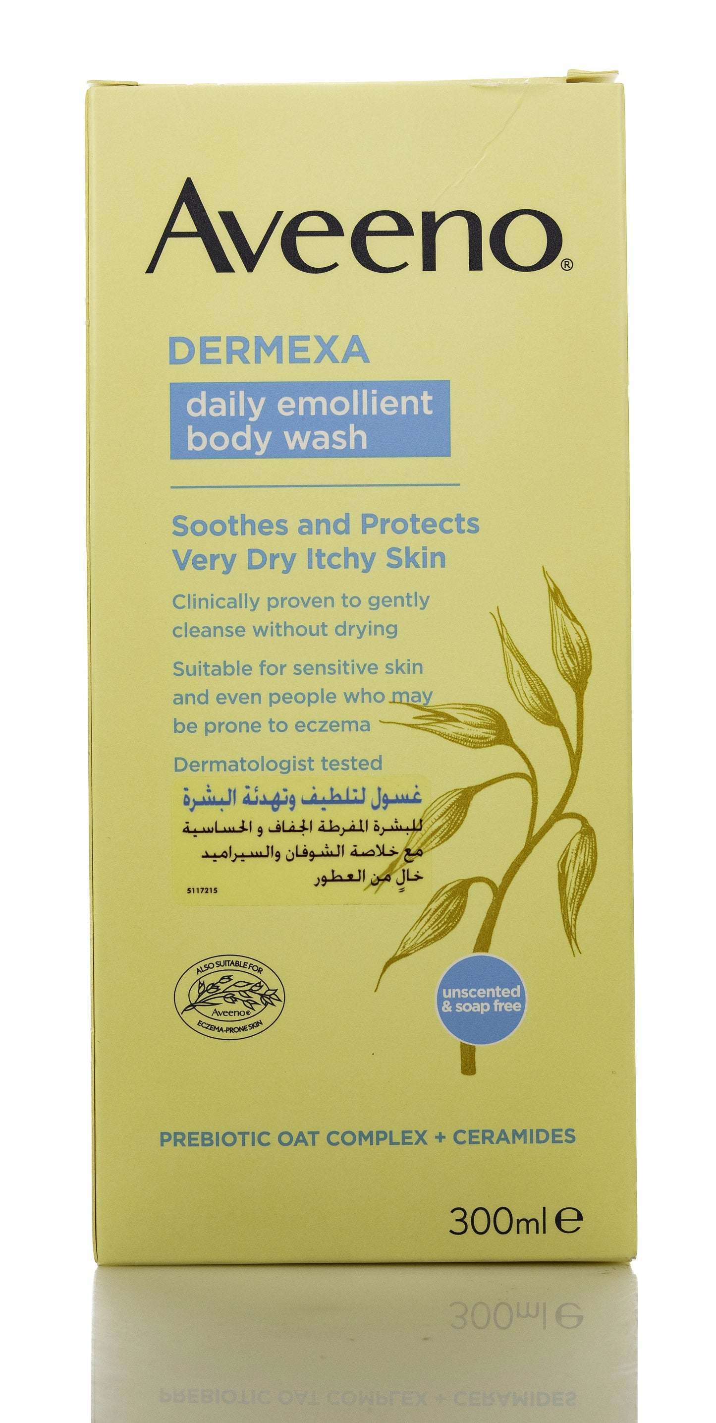 Aveeno Dermexa Daily Emollient Soothing Body Wash 300 Ml