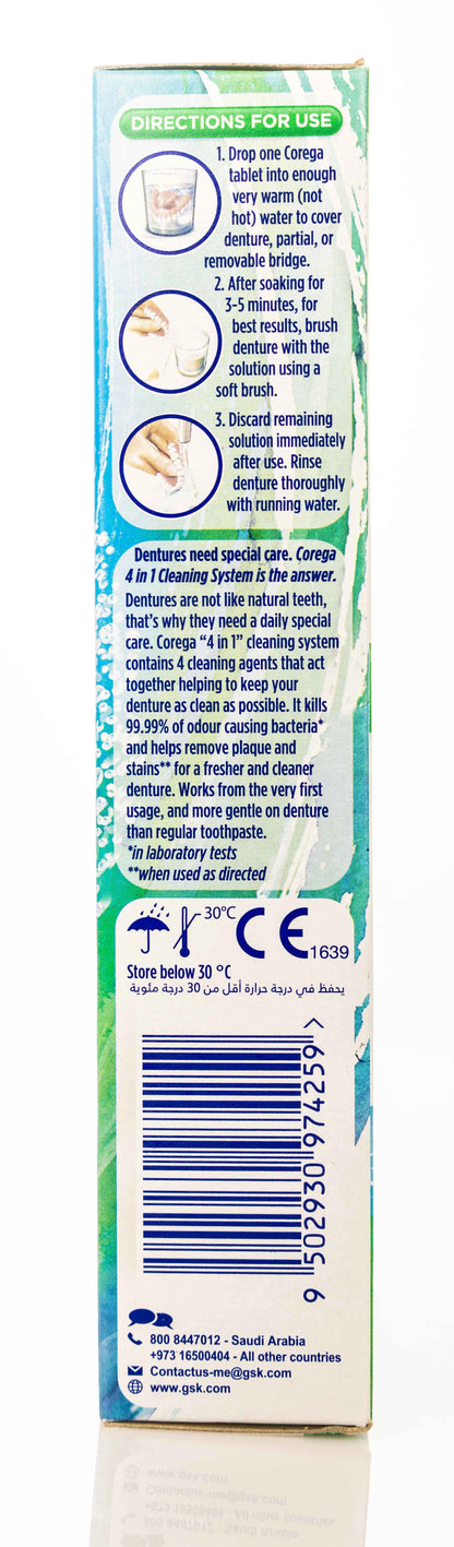 Corega Denture Cleanser 36 Tablet