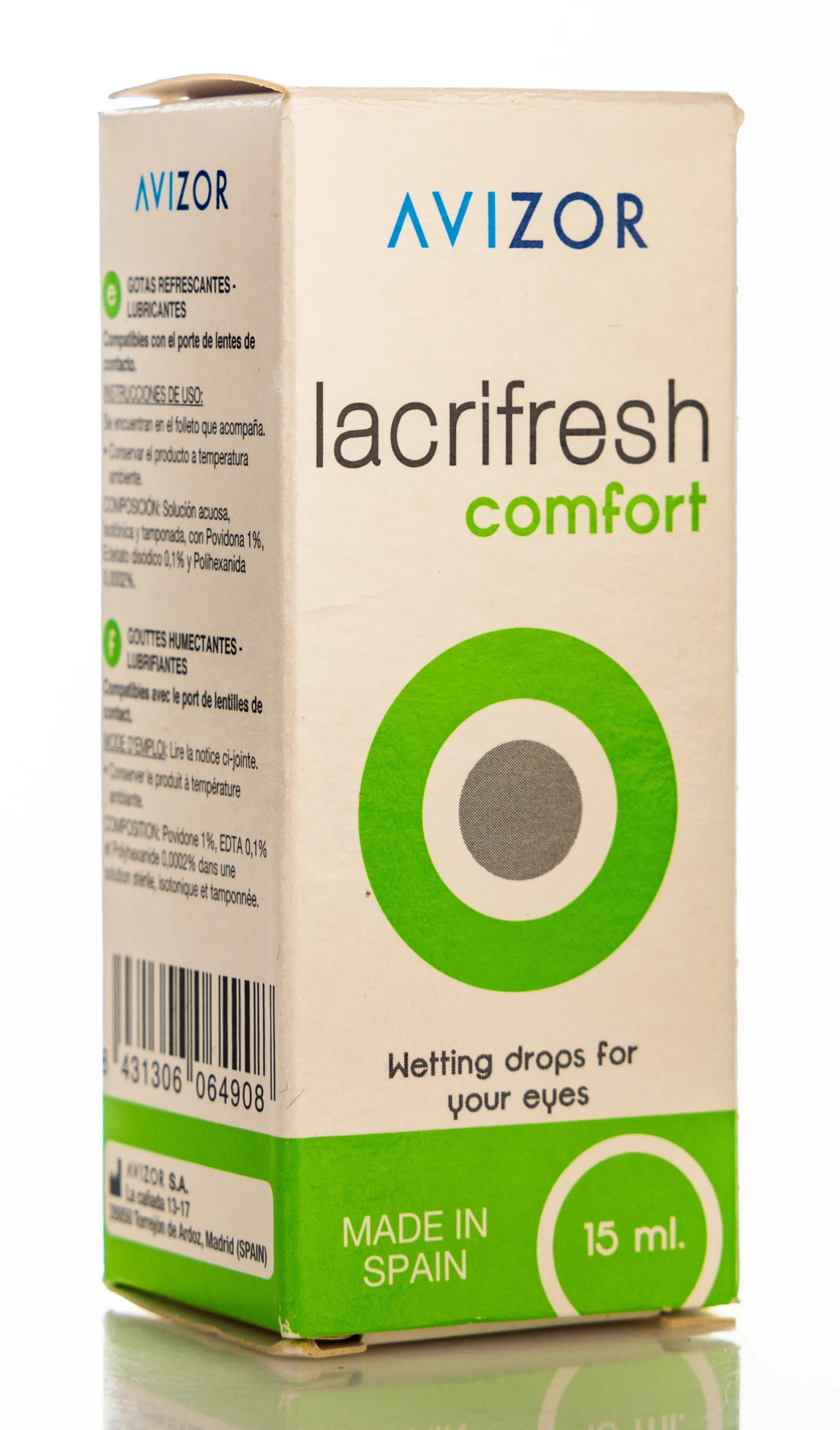 Avizor Lacrifresh Comfort Eye Drops 15Ml