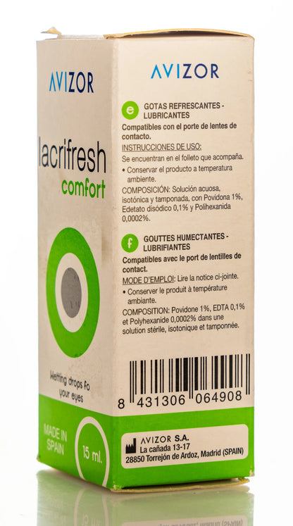 Avizor Lacrifresh Comfort Eye Drops 15Ml