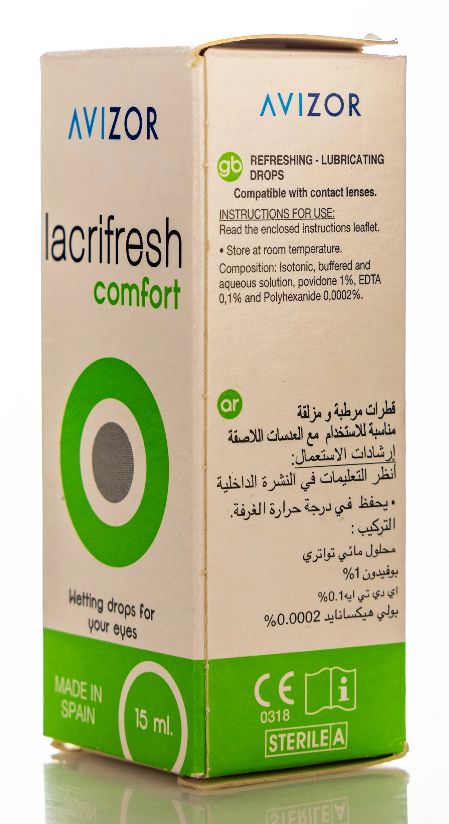 Avizor Lacrifresh Comfort Eye Drops 15Ml