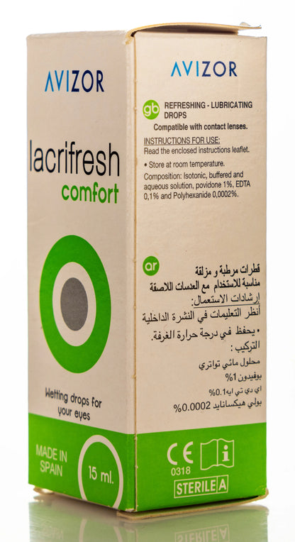Avizor Lacrifresh Comfort Eye Drops 15Ml