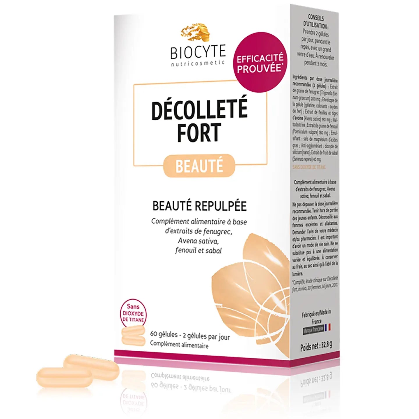 Biocyte Décolleté Fort 60 Capsule