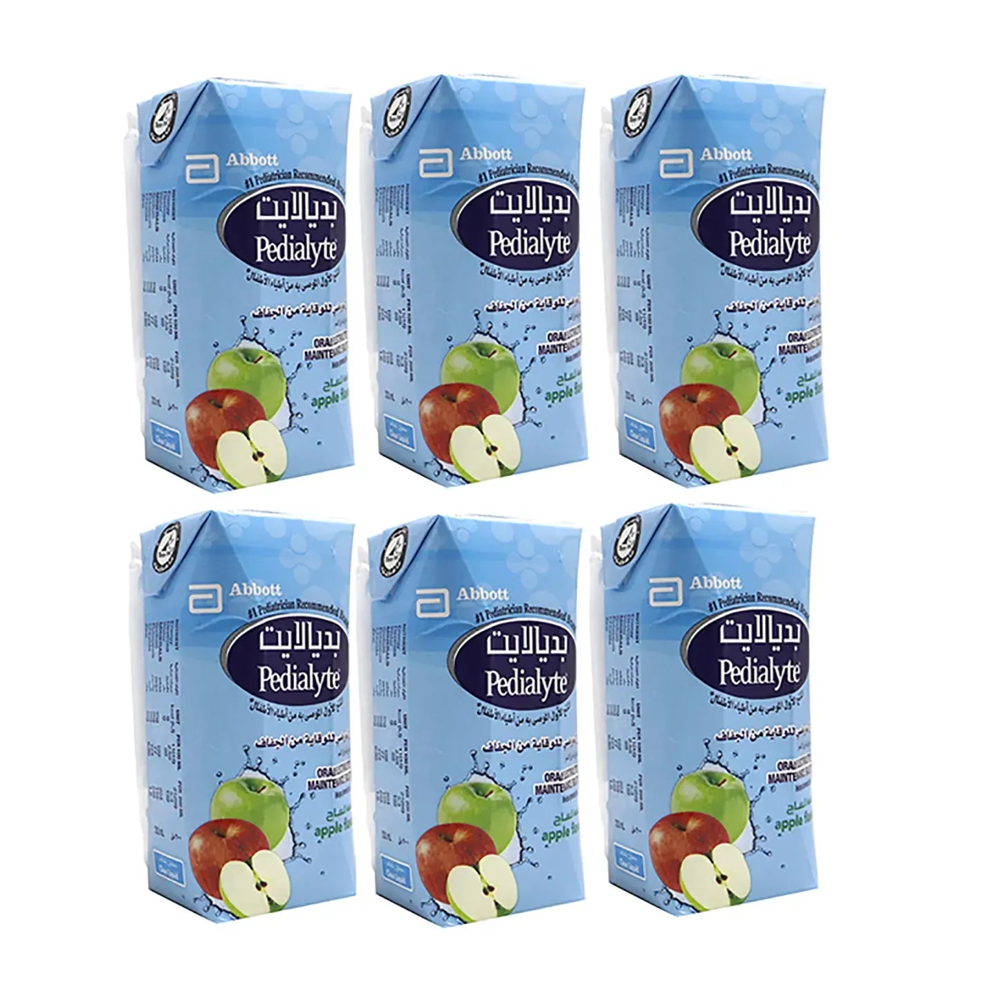 Pedialyte Apple Flavor 6 bottles x 200 ml