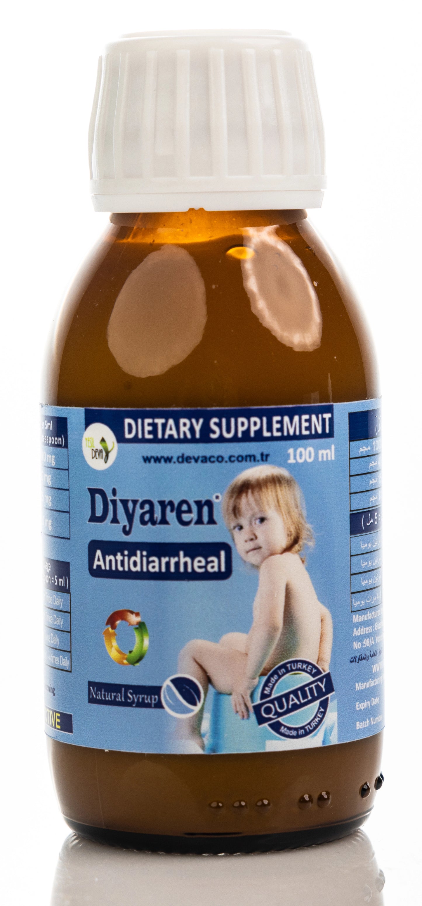 Diyaren Anti Diarrheal Syrups 100Ml