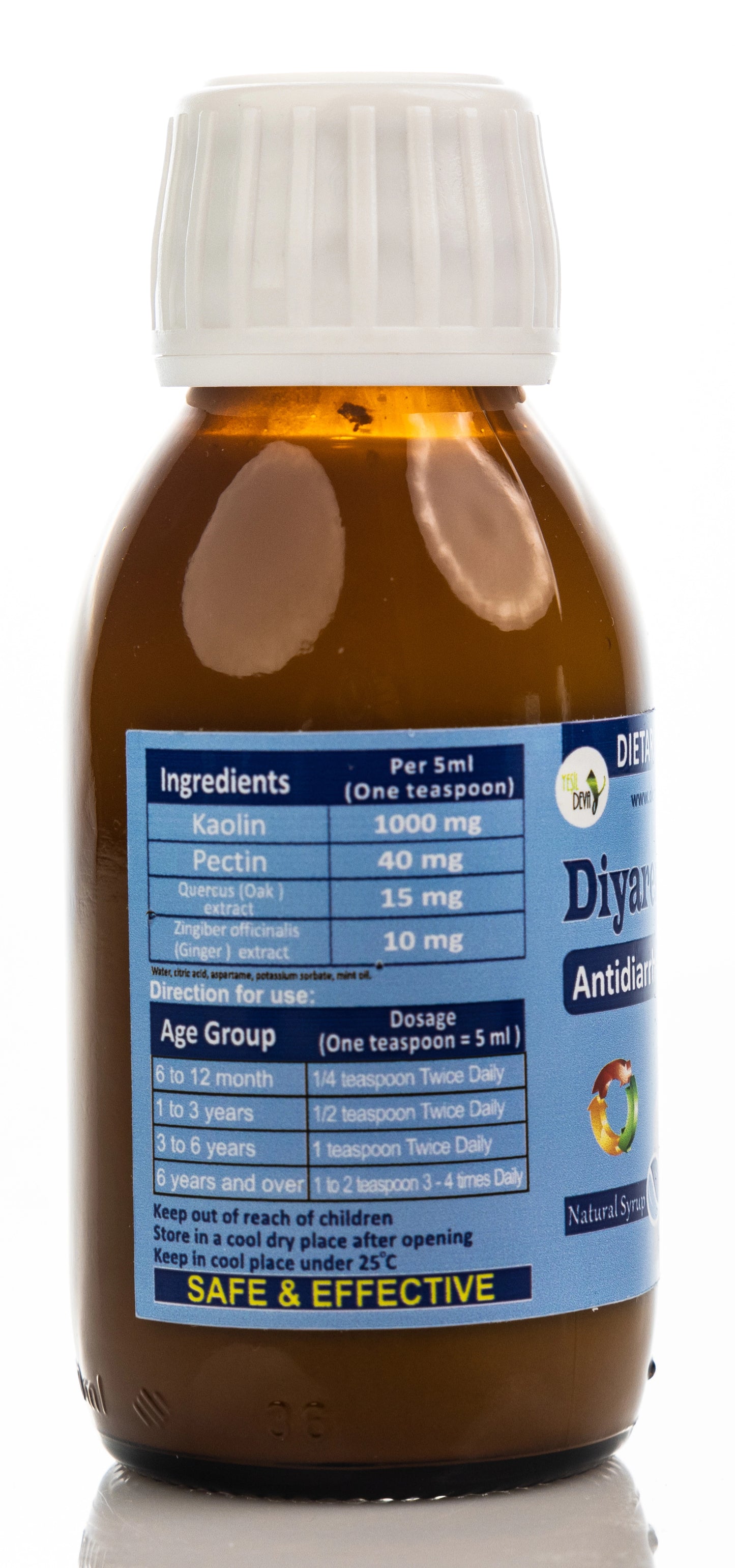 Diyaren Anti Diarrheal Syrups 100Ml