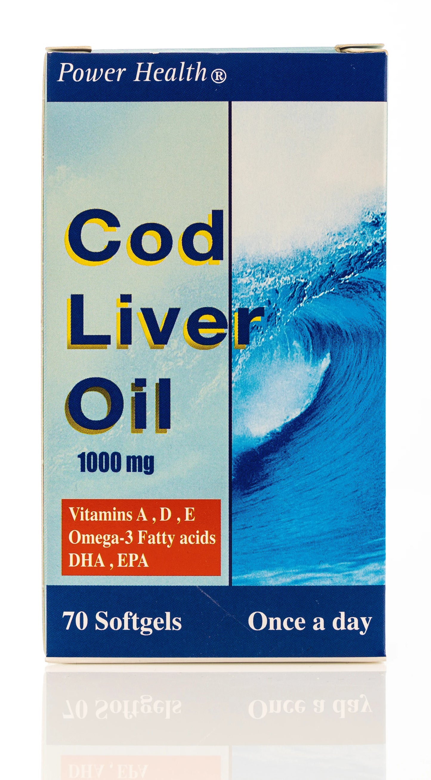 Power Health Cod Liver Oil 1000 mg 70 Softgels