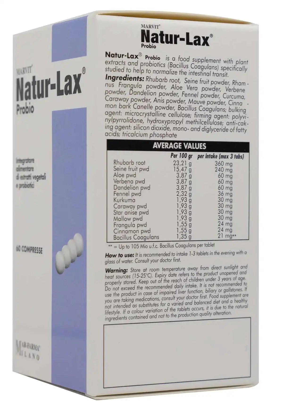 Natur-Lax Probio 60 Tablet