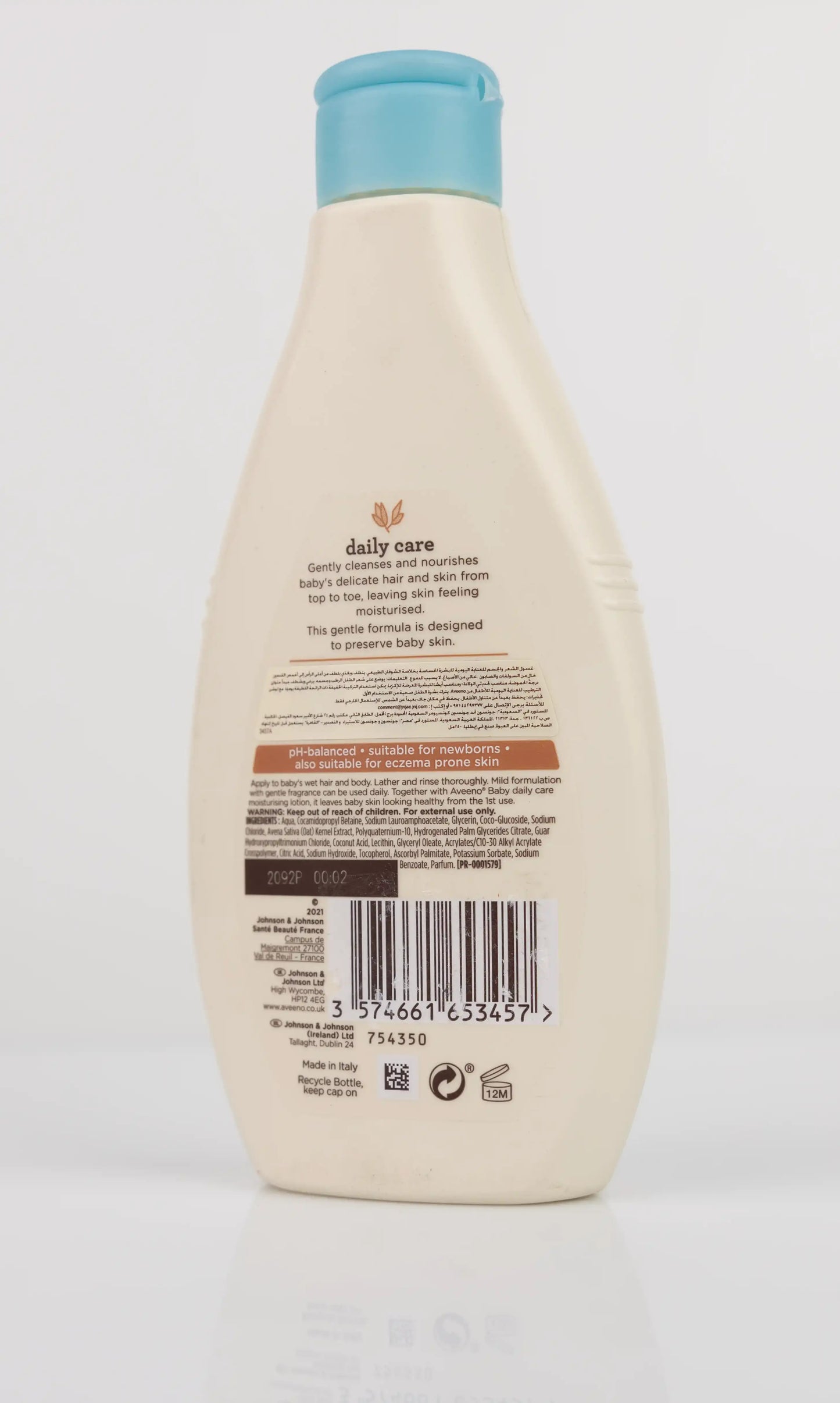 Aveeno Baby Hair & Body Wash 250 Ml