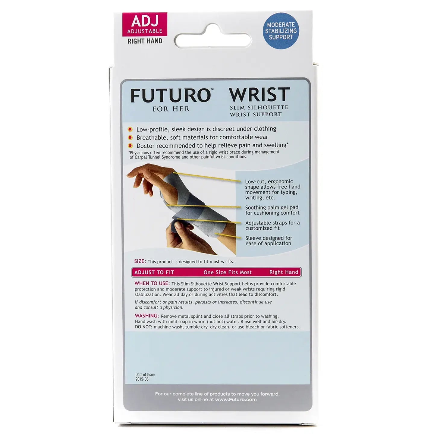 Futuro Wrist For Her Support Right [Adjustable]  95346