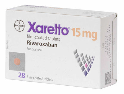 Xarelto 15Mg 28Tablets