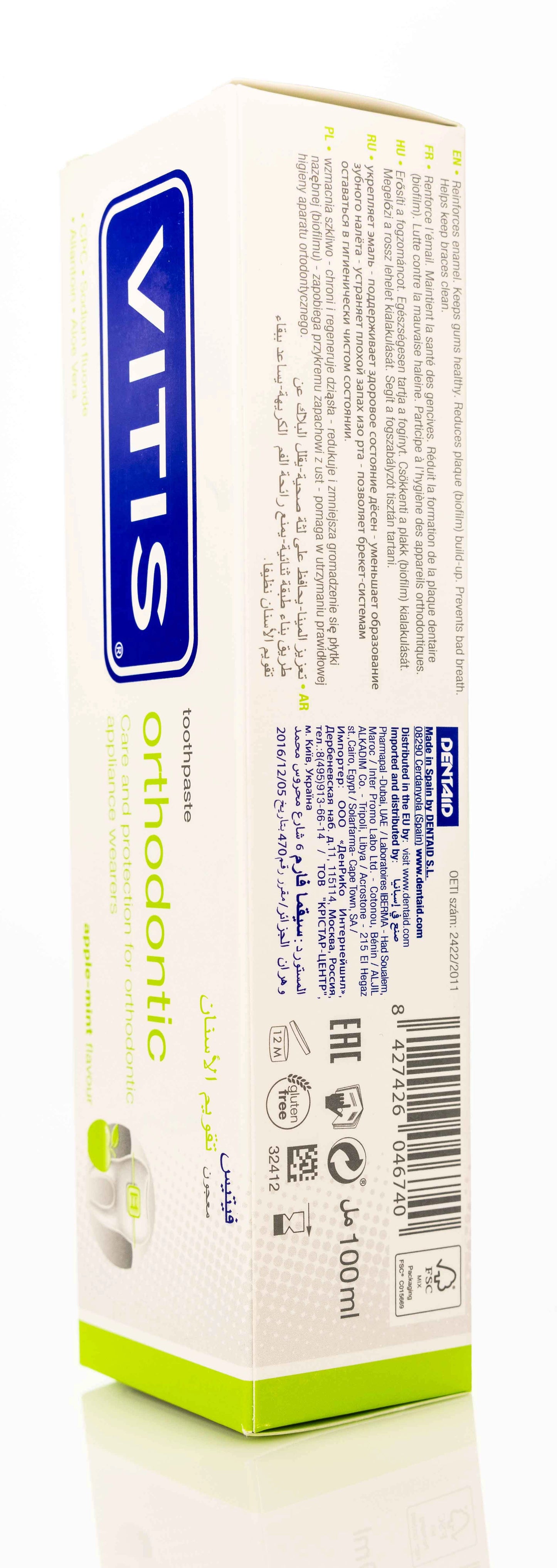 Dentaid Vitis Ortho Toothpaste 100 Ml