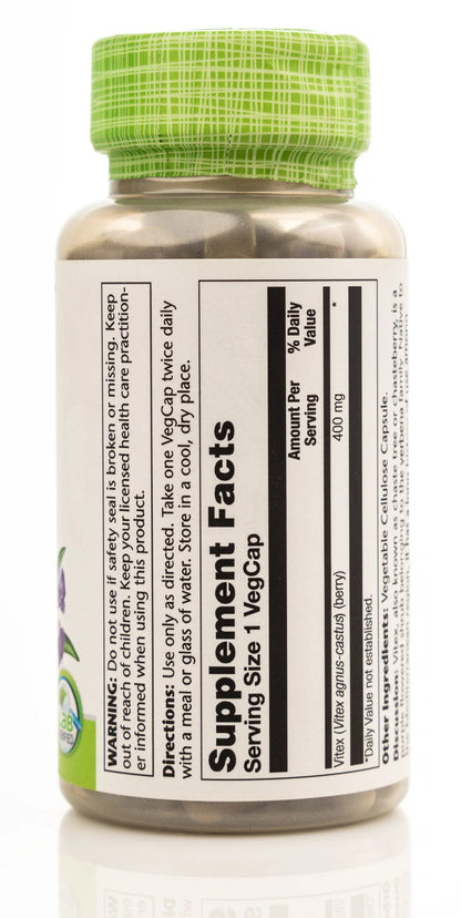 Solaray Vitex 400 mg 100 Capsules