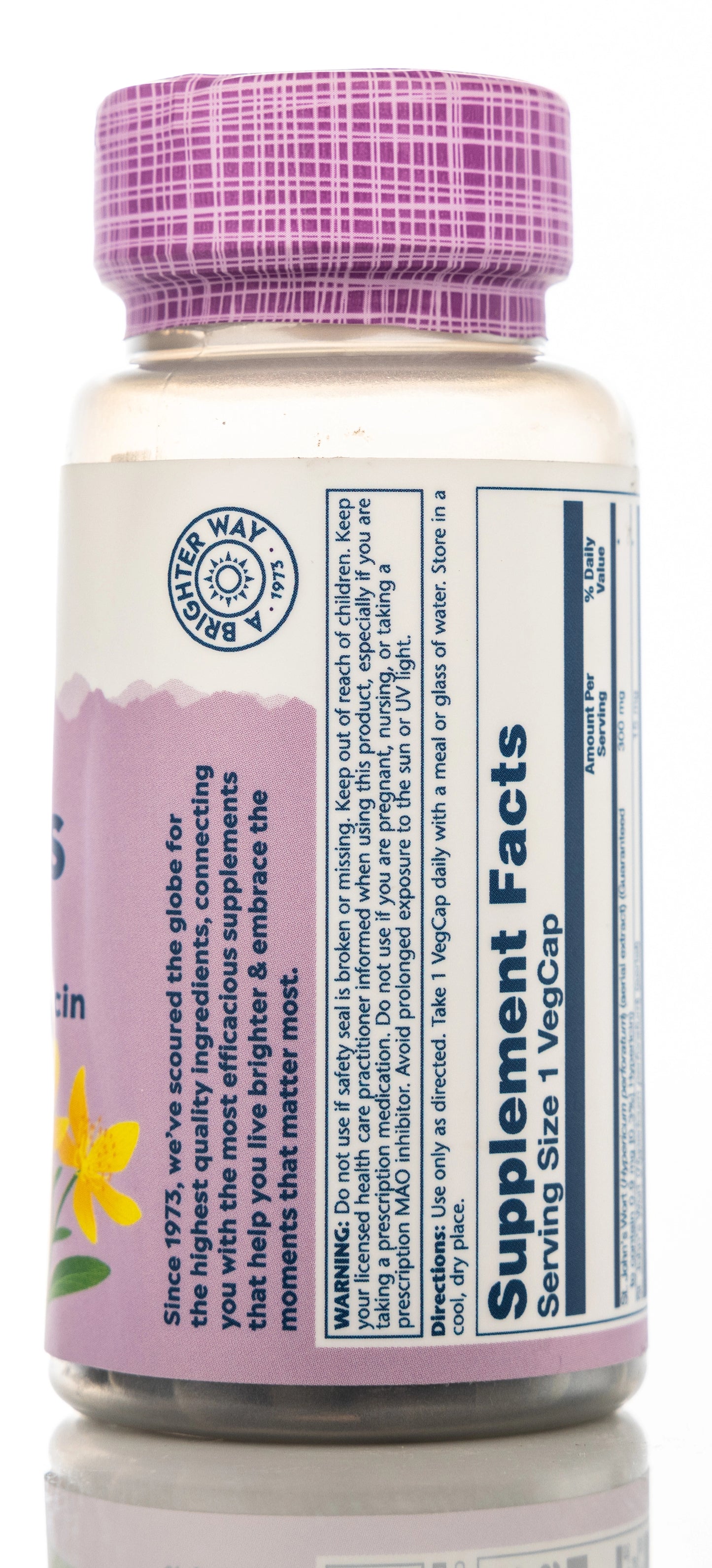 Solaray St. John's Wort 300mg 60 Capsules