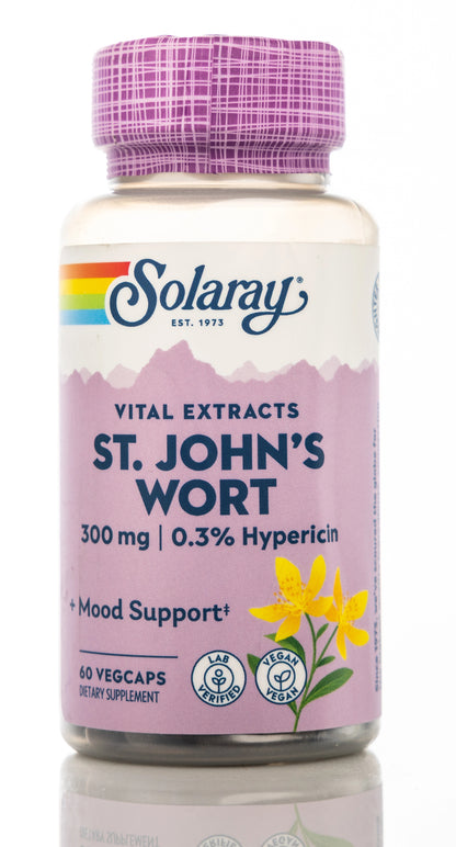 Solaray St. John's Wort 300mg 60 Capsules
