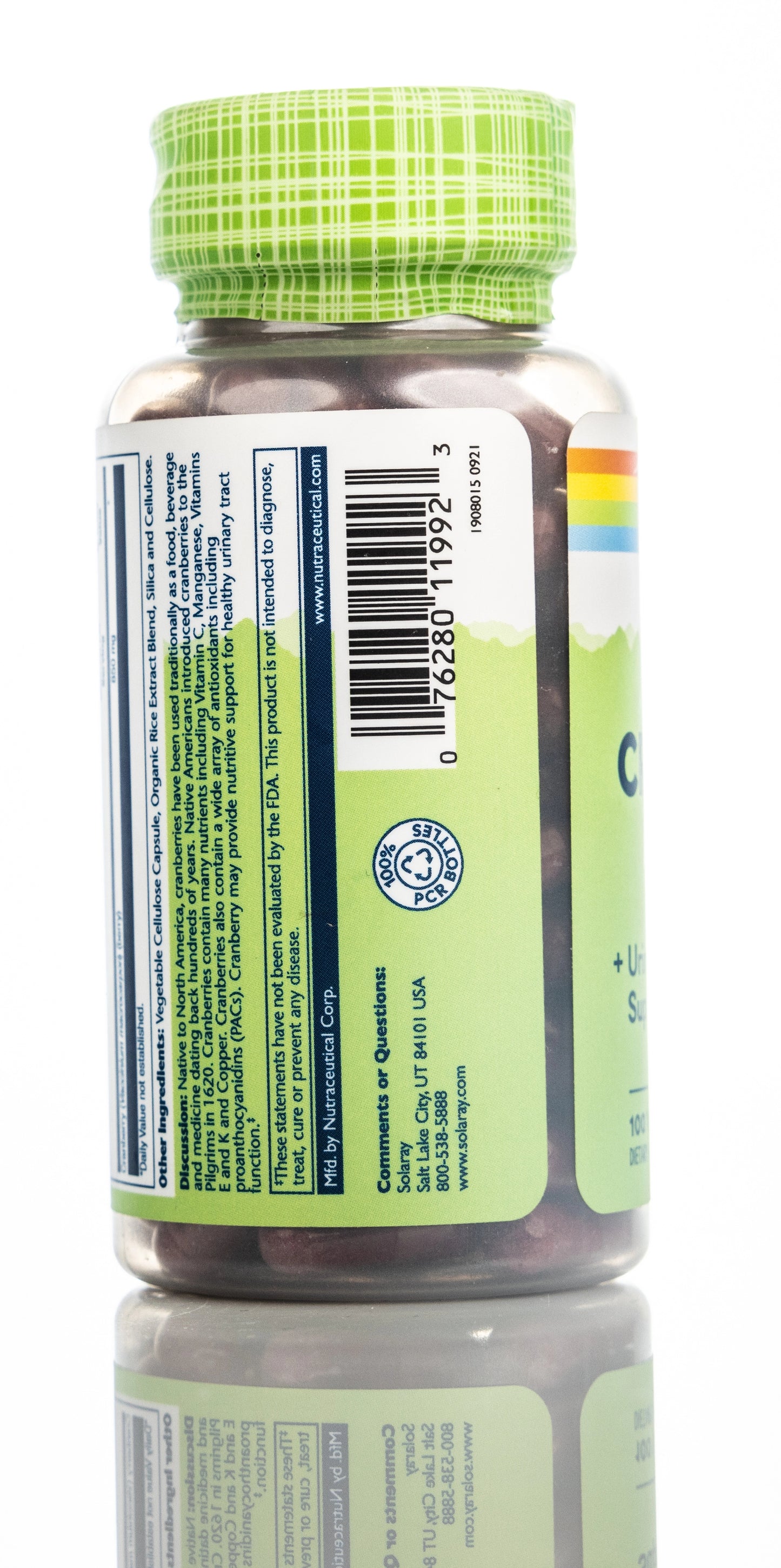 Solaray Craneberry 850mg 100 Capsules