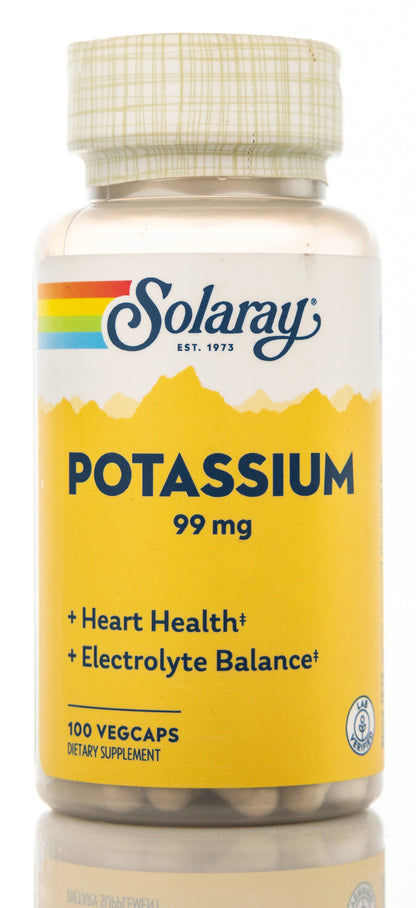Solaray Potassium 99mg 100 Capsules