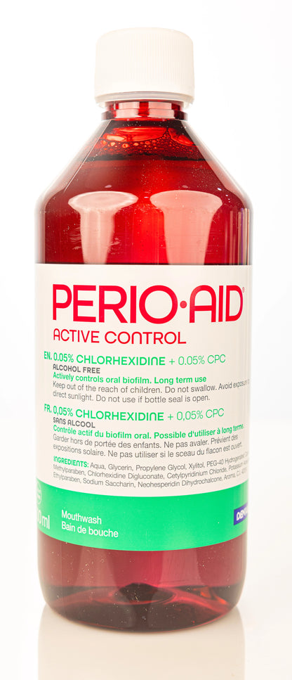 Dentaid Perio-Aid Active Control  0.05% Chlorohexidin Mouthwash 500 ml