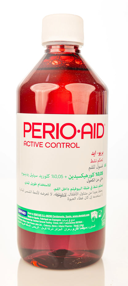 Dentaid Perio-Aid Active Control  0.05% Chlorohexidin Mouthwash 500 ml