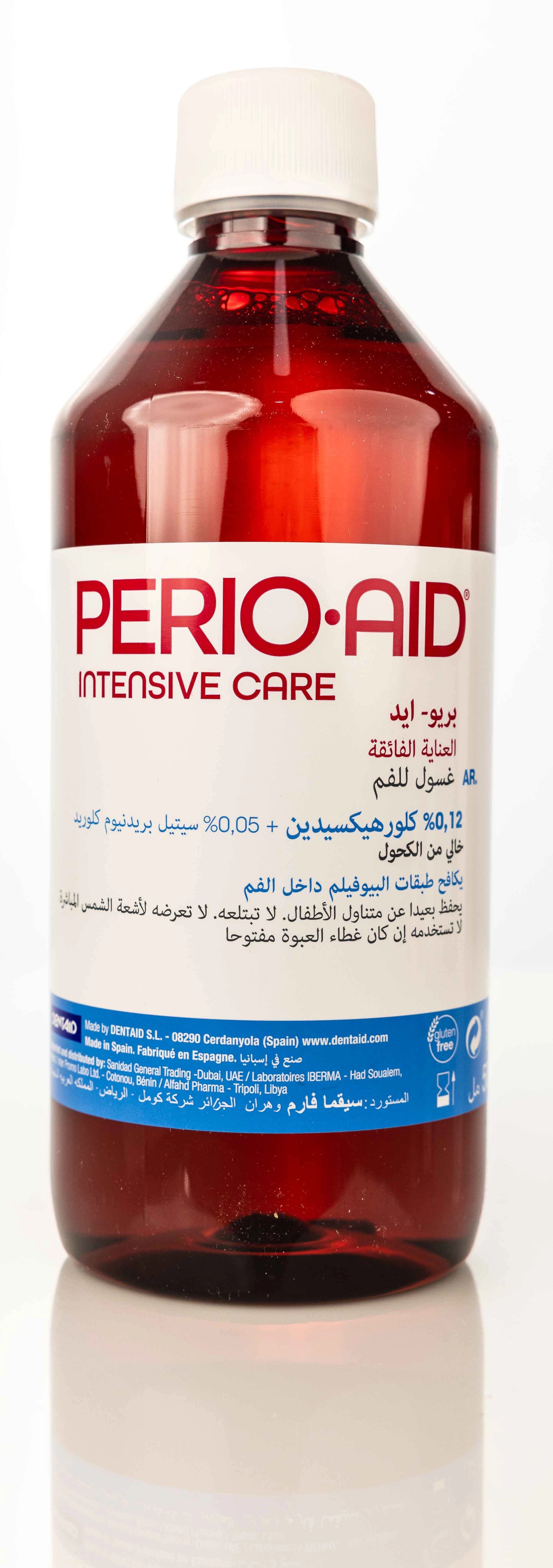Dentaid Perio-Aid Intensive 0.12% Chlorohexidin Mouthwash 500 Ml