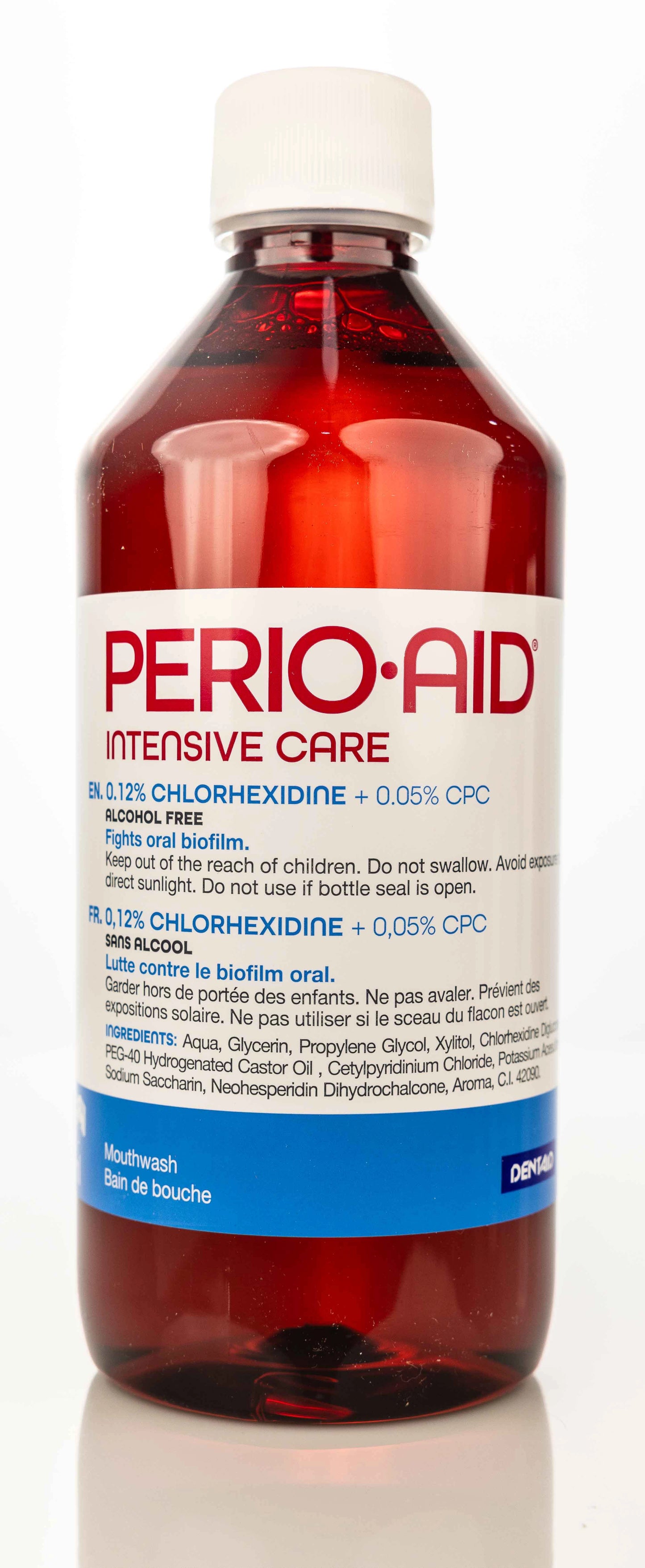 Dentaid Perio-Aid Intensive 0.12% Chlorohexidin Mouthwash 500 Ml