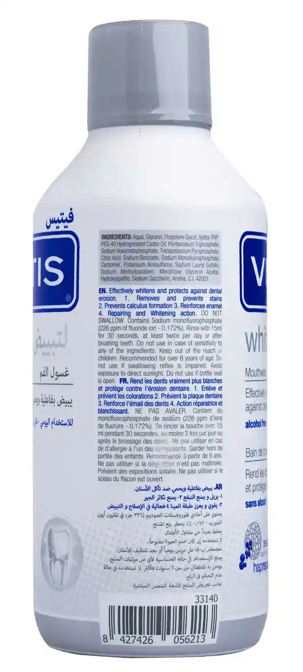 Dentaid Vitis Whitening Mouthwash 500 Ml
