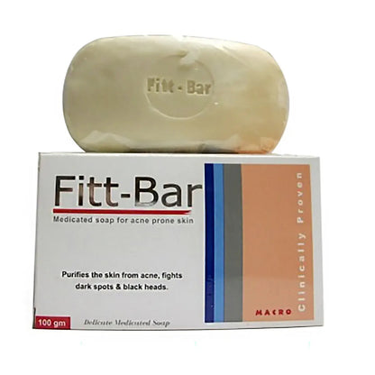 Fitt-Bar Medicated Cleansing Soap for Acne Prone Skin 100 Gm