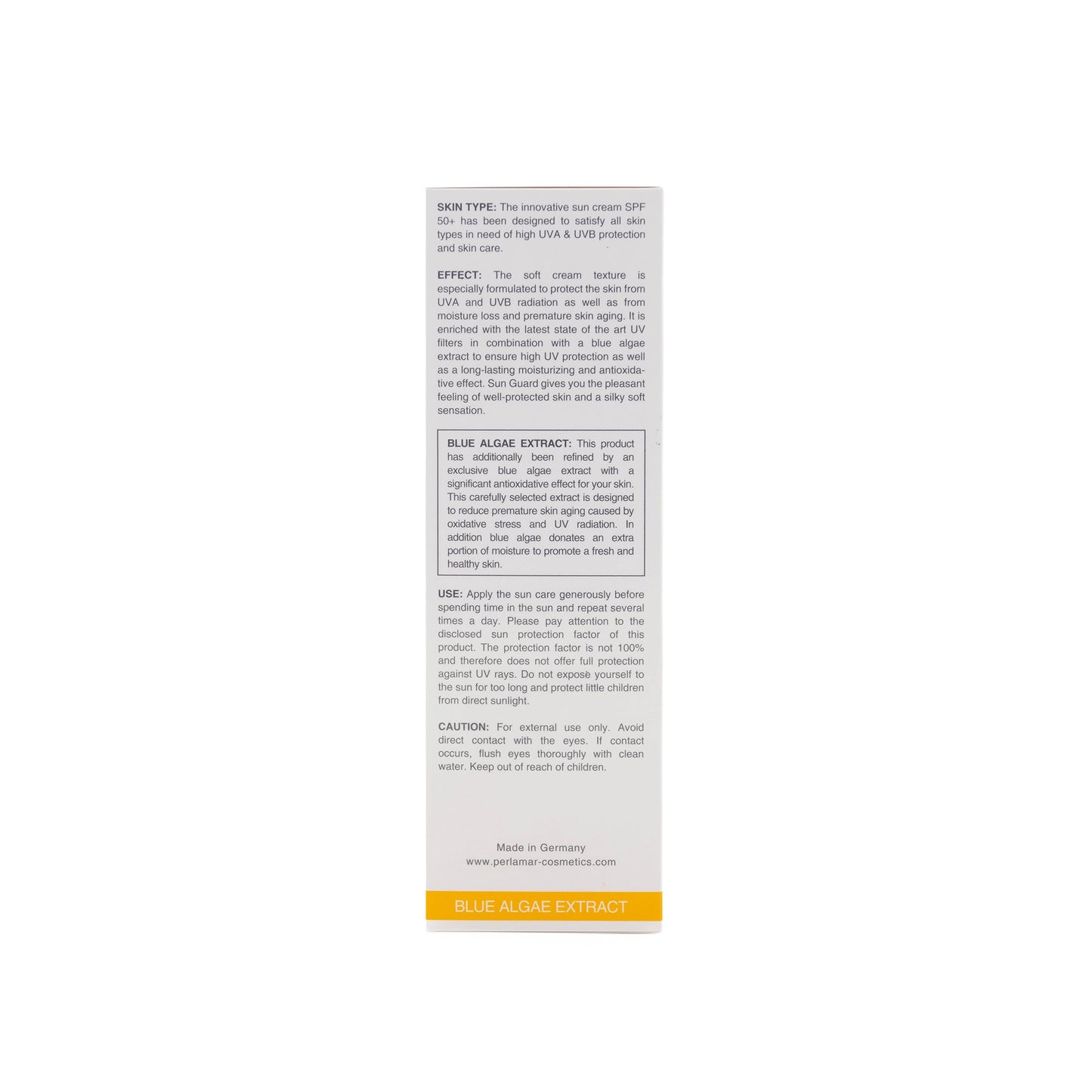 Perlamar Sun Guard SPF 50+ Cream 75 Ml